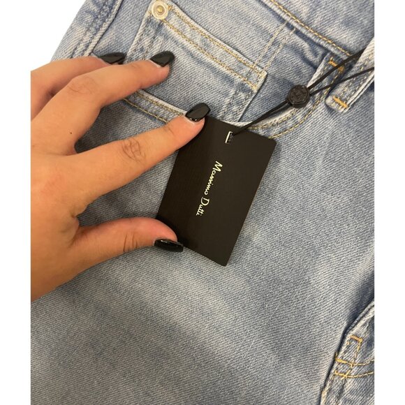 Massimo Dutti Women Jeans EU 36 US 4 Blue Cropped Mid Rise Slim Fit 5060/817 NWT - Picture 5 of 16